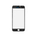 Стекло корпуса с рамкой для Apple iPhone 8 Plus, black, (ОРИГИНАЛ)