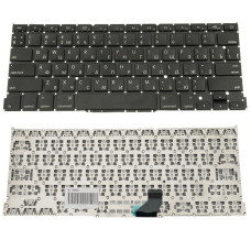 Клавиатура для ноутбука APPLE (MacBook Pro Retina: A1502 (2013-2015)) rus, black, SMALL Enter