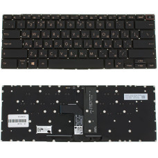 Клавиатура для ноутбука ASUS (UX393 series) rus, black, без фрейма, подсветка клавиш