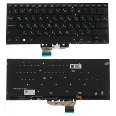 Клавиатура для ноутбука ASUS (X430 series) rus, black, без фрейма, подсветка клавиш