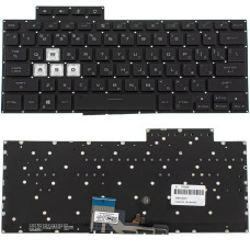 Клавиатура для ноутбука ASUS (FX516 series) rus, black, без фрейма, подсветка клавиш