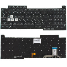 Клавиатура для ноутбука ASUS (G713 series 2021 year) rus, black, без фрейма, подсветка клавиш (RGB 4)
