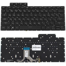 Клавиатура для ноутбука ASUS (GV301 series) rus, black, без фрейма, подсветка клавиш (ОРИГИНАЛ)