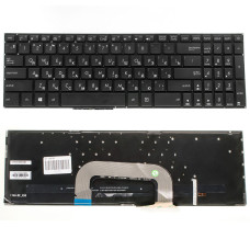 Клавиатура для ноутбука ASUS (X705 series) rus, black, без фрейма, подсветка клавиш
