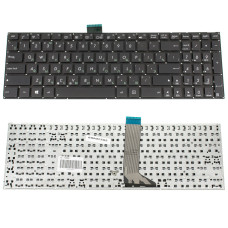 Клавиатура для ноутбука ASUS (X502, X551, X553, X555, S500, TP550) rus, black, без фрейма, с креплениями (ОРИГИНАЛ)