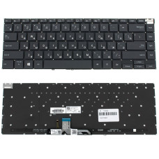 Клавиатура для ноутбука ASUS (UX5400), rus, black, без фрейма, подсветка клавиш