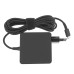 Блок питания для ноутбука TYPE-C 65W, квадратный, Black