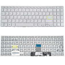 Клавиатура для ноутбука ASUS (X521 series) rus, silver, без фрейма