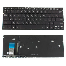 Клавиатура для ноутбука ASUS (UX330CA series) rus, black, без фрейма, подсветка клавиш