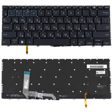 Клавиатура для ноутбука ASUS (B3402 series) rus, black, без фрейма, подсветка клавиш