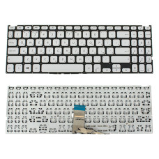 Клавиатура для ноутбука ASUS (X512 series) rus, silver, без фрейма