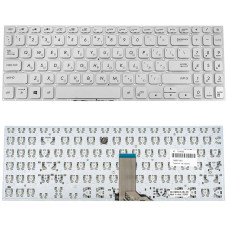 Клавиатура для ноутбука ASUS (X530 series) rus, silver, без фрейма