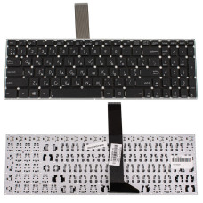 Клавиатура для ноутбука ASUS (X501, X550, X552, X750 series) ukr, black, без фрейма, без креплений
