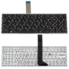 Клавиатура для ноутбука ASUS (X501, X550, X552, X750 series) ukr, black, без фрейма, с креплениями