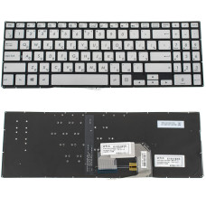 Клавиатура для ноутбука ASUS (UX561 series) rus, silver, без фрейма, подсветка клавиш