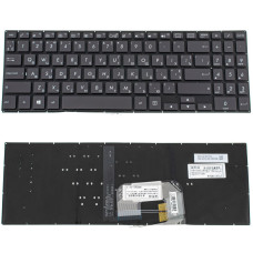 Клавиатура для ноутбука ASUS (UX561 series) ukr, black, без фрейма, подсветка клавиш