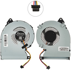 Уценка! отломано ухо! вентилятор для ноутбука ASUS X540NA, X540NV, X540UA, X540UB series, DC 5V 0.5A, 4pin (FCN DFS2004057S0T, 13NB0DE0T01011, NC85B01-17F11) (Кулер)