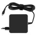 Блок питания для ноутбука TYPE-C 90W, квадратный, black