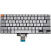Клавиатура для ноутбука ASUS (X3400, X7400 series), rus, silver, без фрейма, подсветка клавиш (Red Esc)