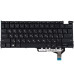 Клавиатура для ноутбука ASUS (UM3402 series), rus, black, без фрейма, подсветка клавиш