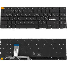 Клавиатура для ноутбука ASUS (X1502 series) rus, black, без фрейма, подсветка клавиш (Red esc) (ОРИГИНАЛ)