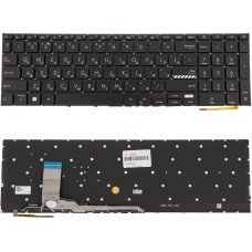 Клавиатура для ноутбука ASUS (X1702 series) rus, black, без фрейма, подсветка клавиш