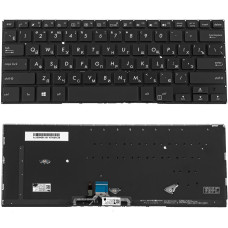 Клавиатура для ноутбука ASUS (UX461 series) rus, black, без фрейма, подсветка клавиш