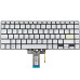 Клавиатура для ноутбука ASUS (X421 series) ukr, silver, без фрейма, подсветка клавиш (ОРИГИНАЛ)