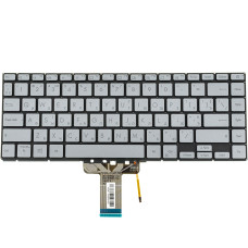 Клавиатура для ноутбука ASUS (X421 series) ukr, gray, без фрейма, подсветка клавиш (ОРИГИНАЛ)