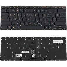 Клавиатура для ноутбука ASUS (UX393 series) ukr, black, без фрейма, подсветка клавиш (ОРИГИНАЛ)