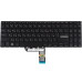 Клавиатура для ноутбука ASUS (M3500 series), ukr, black, без фрейма, подсветка клавиш
