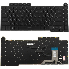 Клавиатура для ноутбука ASUS (G513 series) rus, black, без фрейма, подсветка клавиш (RGB Per Key)