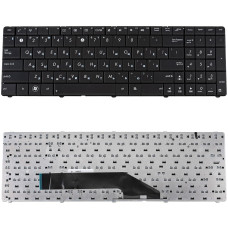 Клавіатура для ноутбуків ASUS K50, K51, K60, K61, K70, F52, P50, X5 — RU-розкладка, чорна, старий дизайн (OEM)