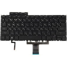 Клавиатура для ноутбука ASUS (GV302 series) rus, black, без фрейма, подсветка клавиш