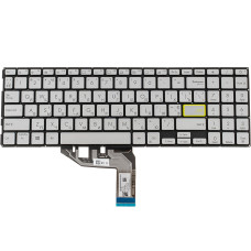 Клавиатура для ноутбука ASUS (X513, X531 series) ukr, silver, без фрейма, подсветка клавиш