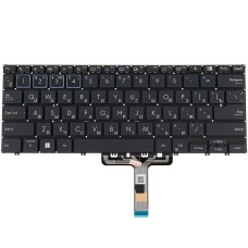Клавиатура для ноутбука ASUS (B5402 series) rus, black, без фрейма, подсветка клавиш ver. 2