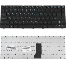 Клавиатура для ноутбука ASUS (A42, K42, K43, N82, X42, U31, U35, U36, UL30, U41, U45, UL41, UL80 ), rus, black, black frame