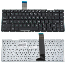 Клавиатура для ноутбука ASUS (X401, X450 series) rus, black, без фрейма, c креплениями