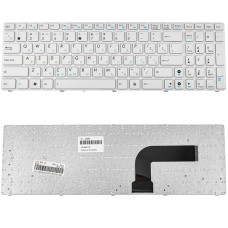 Клавиатура для ноутбука ASUS (A52, K52, X54, N53, N61, N73, N90, P53, X54, X55, X61), rus, white (K52 version)