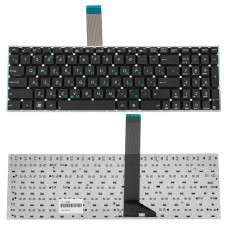 Клавиатура для ноутбука ASUS (X501, X550, X552, X750 series) rus, black, без фрейма, без креплений