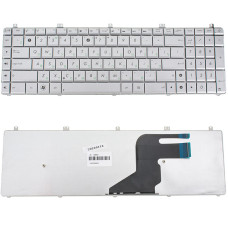 Клавиатура для ноутбука ASUS (N55, N75, X5QS) rus, silver (N75 version)
