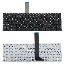 Клавиатура для ноутбука ASUS (X501, X550, X552, X750 series) rus, black, без фрейма, с креплениями