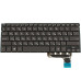 Клавиатура для ноутбука ASUS (UX303LA, UX303LN) rus, black, без фрейма, подсветка клавиш