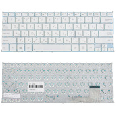 Клавиатура для ноутбука ASUS (S200, X201, X202 series ) rus, white, без фрейма