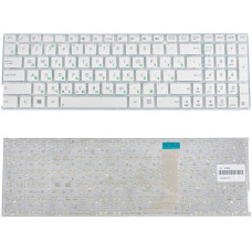 Клавиатура для ноутбука ASUS (X556 series) rus, white, без фрейма