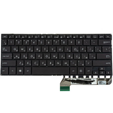 Клавиатура для ноутбука ASUS (UX430 series) rus, black, без фрейма, подсветка клавиш