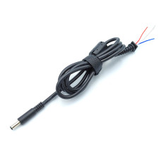 DC кабель (4.5*3.0+Pin) для Asus, Dell (45W, 65W, 90W) 3 - дроти! від блока живлення до ноутбука. кабель із феритовим фільтром і застібкою