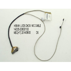 Шлейф матриці для Asus K56, K56C, K56CM, K56CA, K56V, S56, S56C, A56, A56C (14005-00600000, 14005-00600100) 40pin з мікрофоном.