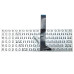 Клавіатура для ASUS X550, X550C, X550CA, X550CC, X550CL, X550DP, X550EA, X550VC, K550C, K550CA, X552, X552L (RU Black без рамки, контакти ззаду!)
