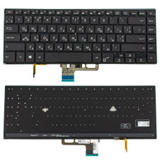 Клавиатура для ноутбука ASUS (UX530 series) rus, black, без фрейма, подсветка клавиш (ОРИГИНАЛ)